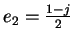 $e_2=\frac{1-j}{2}$