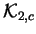 $\mathcal{K}_{2,c}$