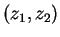 $(z_1,z_2)$