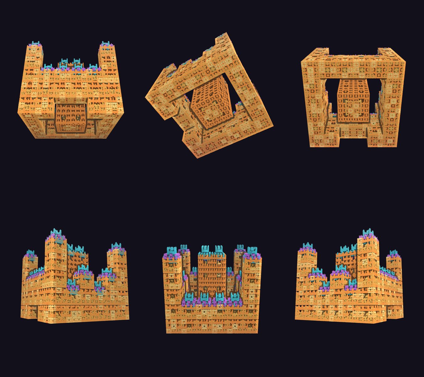 Claude's Castle — spherical rendering